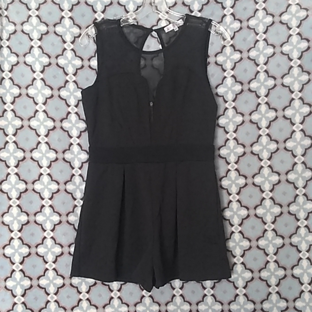 J&h fashion black romper size M/L
